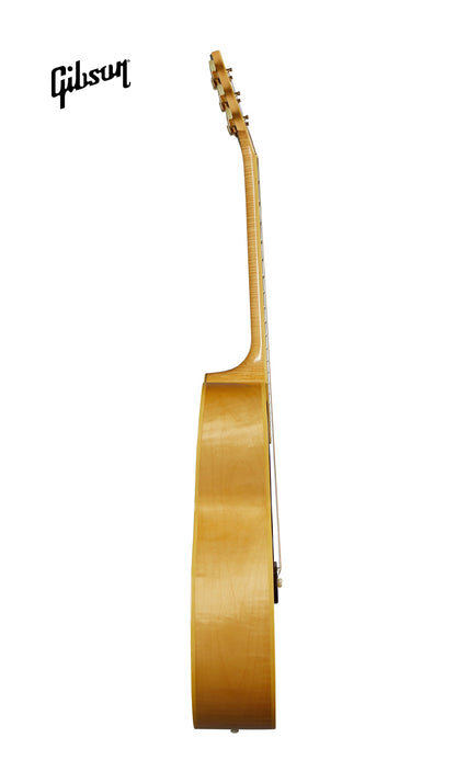 GIBSON 1957 SJ-200 LEFT-HANDED ACOUSTIC GUITAR - ANTIQUE NATURAL - Music Bliss Malaysia