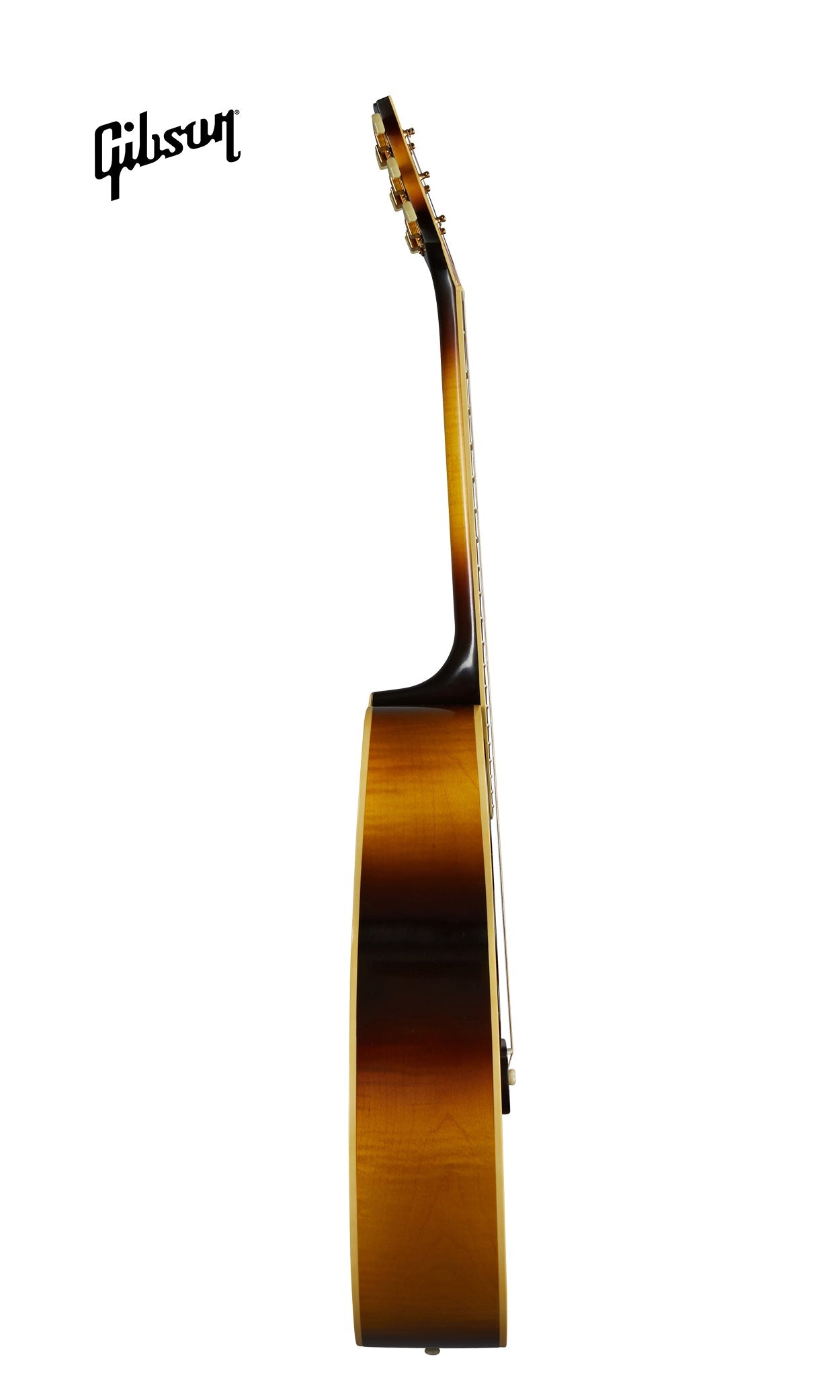 GIBSON 1957 SJ-200 LEFT-HANDED ACOUSTIC GUITAR - VINTAGE SUNBURST - Music Bliss Malaysia