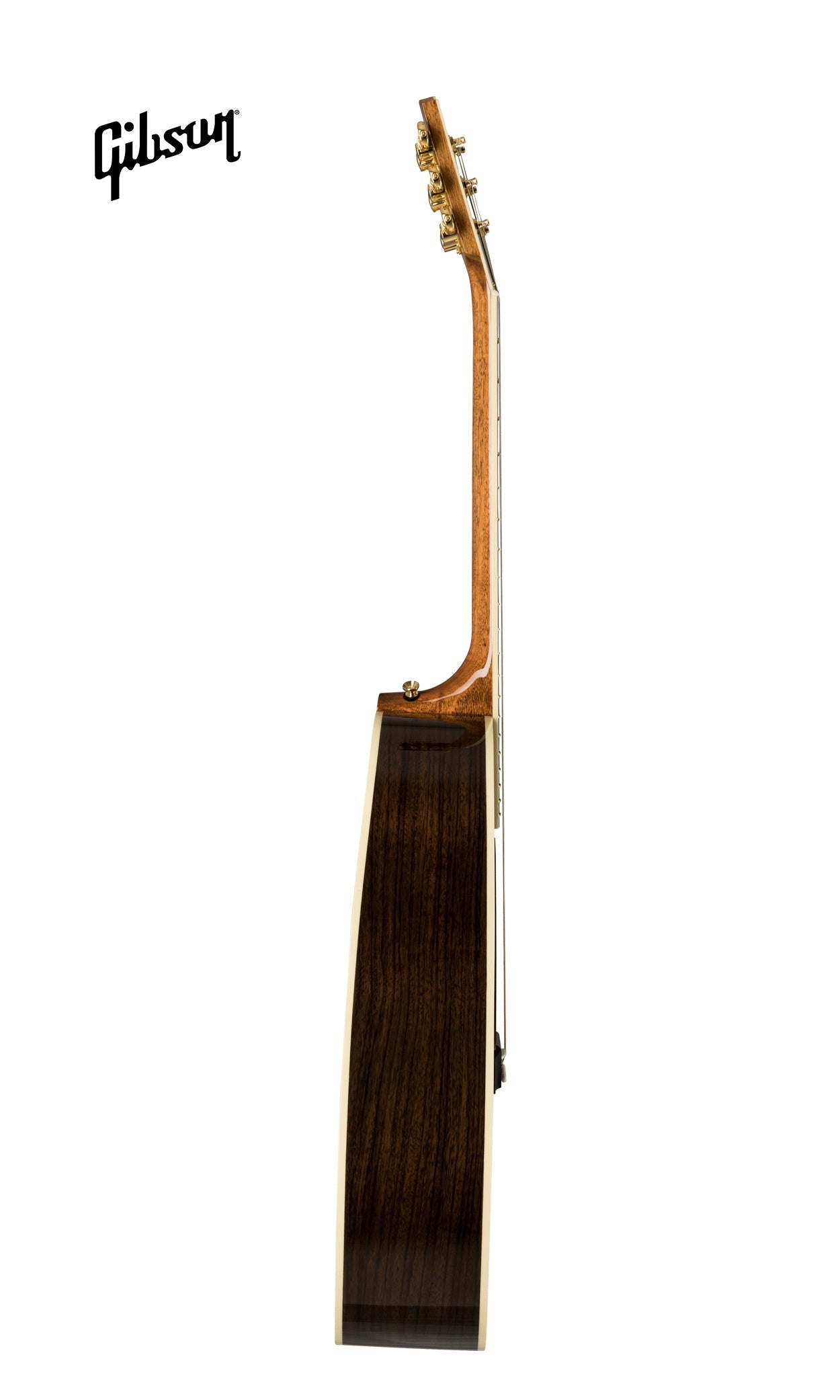 GIBSON J-45 DELUXE ROSEWOOD LEFT-HANDED ACOUSTIC-ELECTRIC GUITAR - ROSEWOOD BURST - Music Bliss Malaysia