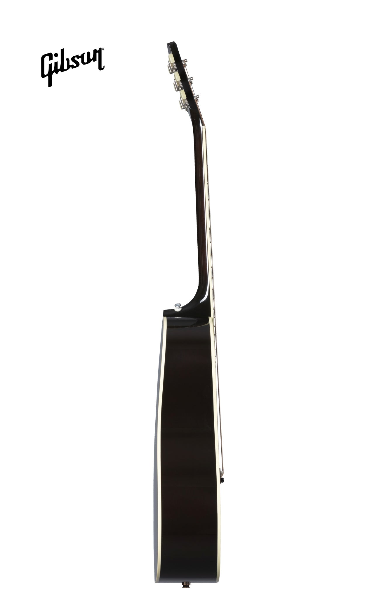 GIBSON NATHANIEL RATELIFF LG-2 LEFT-HANDED ACOUSTIC-ELECTRIC GUITAR - VINTAGE SUNBURST - Music Bliss Malaysia