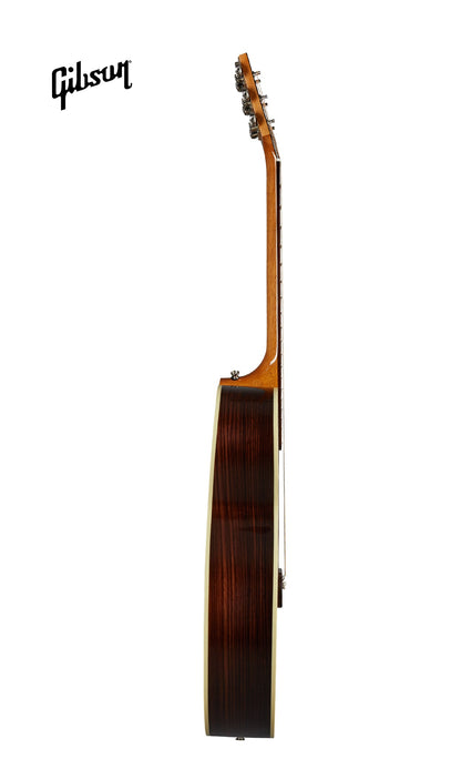 GIBSON SJ-200 STUDIO ROSEWOOD LEFT-HANDED ACOUSTIC-ELECTRIC GUITAR - ROSEWOOD BURST - Music Bliss Malaysia
