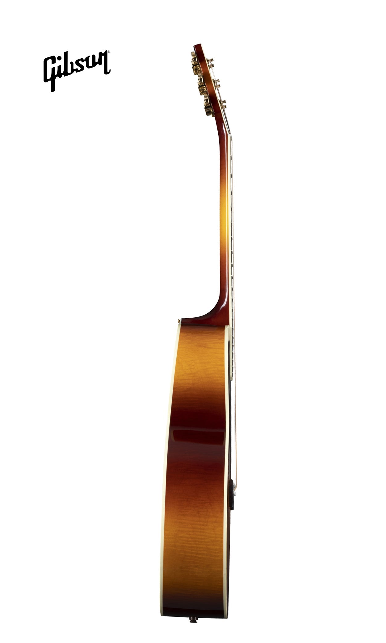 GIBSON SJ-200 STANDARD MAPLE LEFT-HANDED ACOUSTIC-ELECTRIC GUITAR - AUTUMNBURST - Music Bliss Malaysia