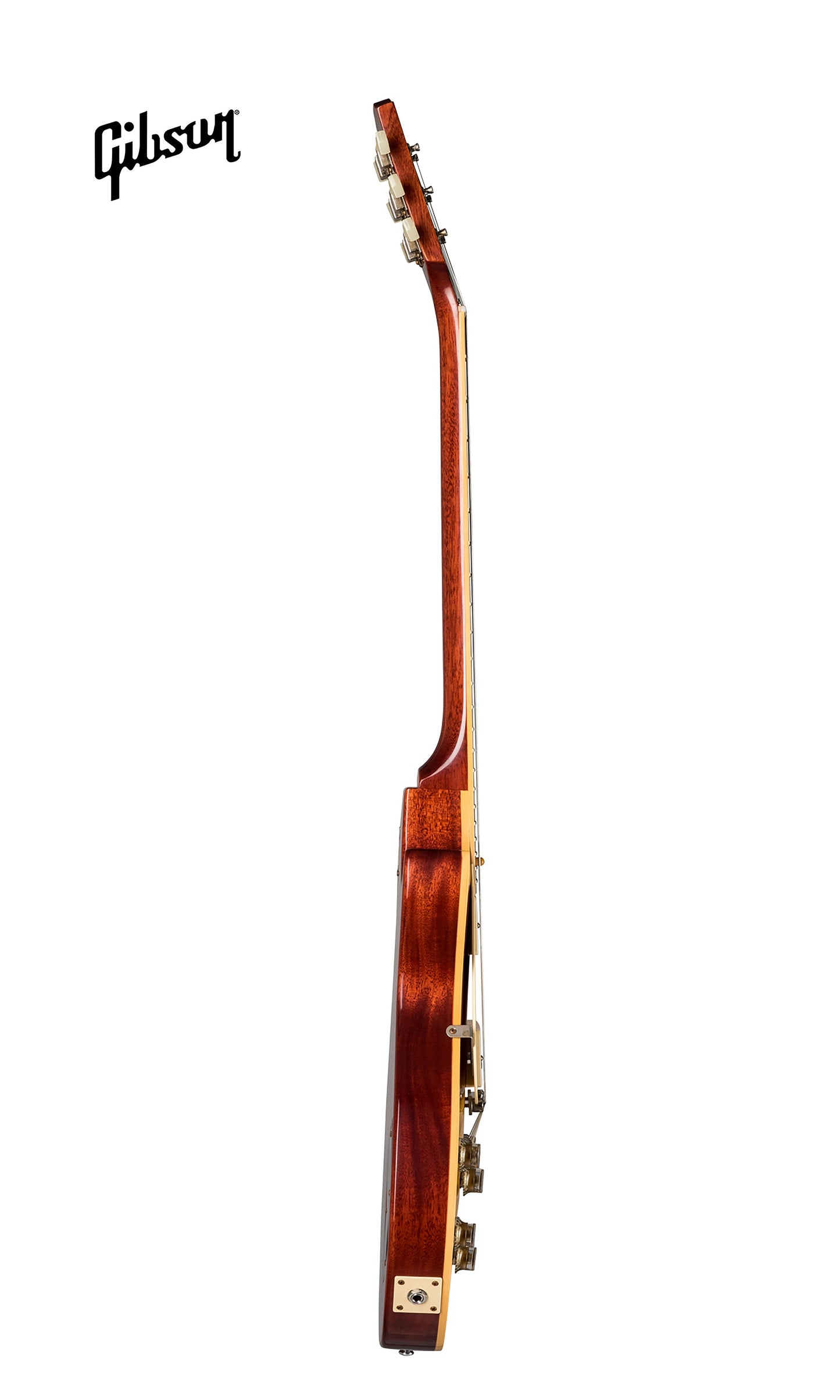 GIBSON 1960 LES PAUL STANDARD REISSUE VOS LEFT-HANDED ELECTRIC GUITAR - TANGERINE BURST - Music Bliss Malaysia