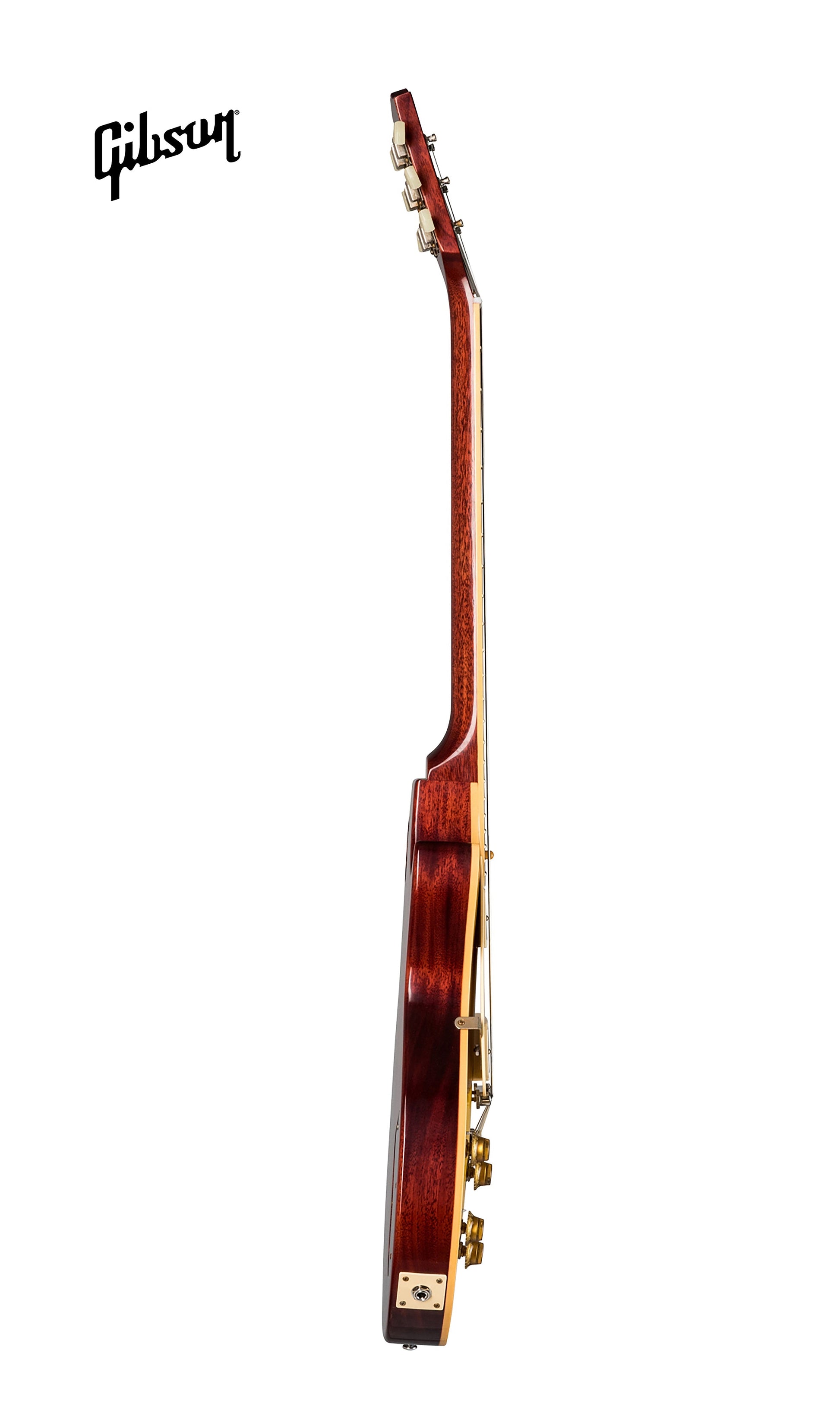 GIBSON 1958 LES PAUL STANDARD REISSUE VOS LEFT-HANDED ELECTRIC GUITAR - LEMON BURST - Music Bliss Malaysia