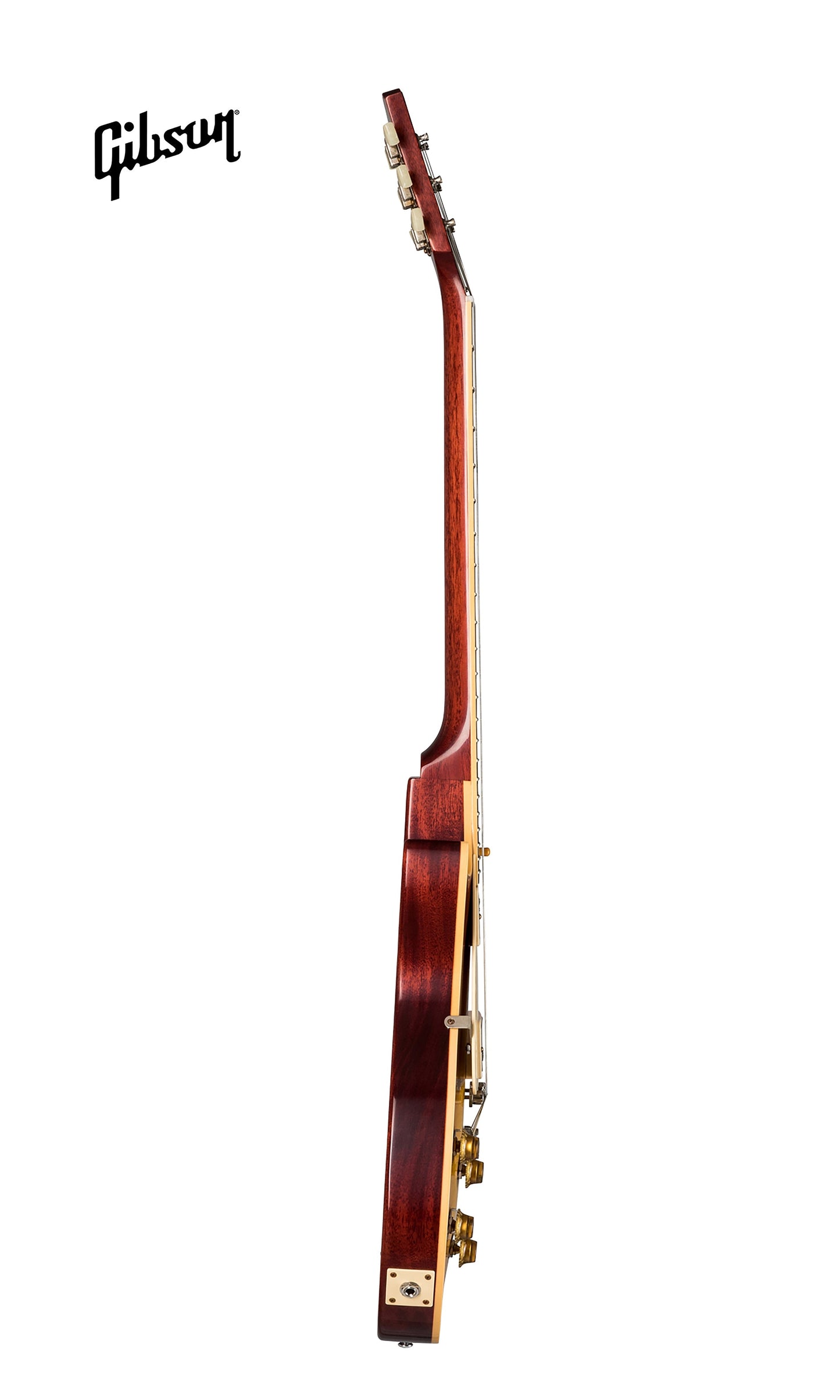 GIBSON 1958 LES PAUL STANDARD REISSUE VOS LEFT-HANDED ELECTRIC GUITAR - ICED TEA BURST - Music Bliss Malaysia