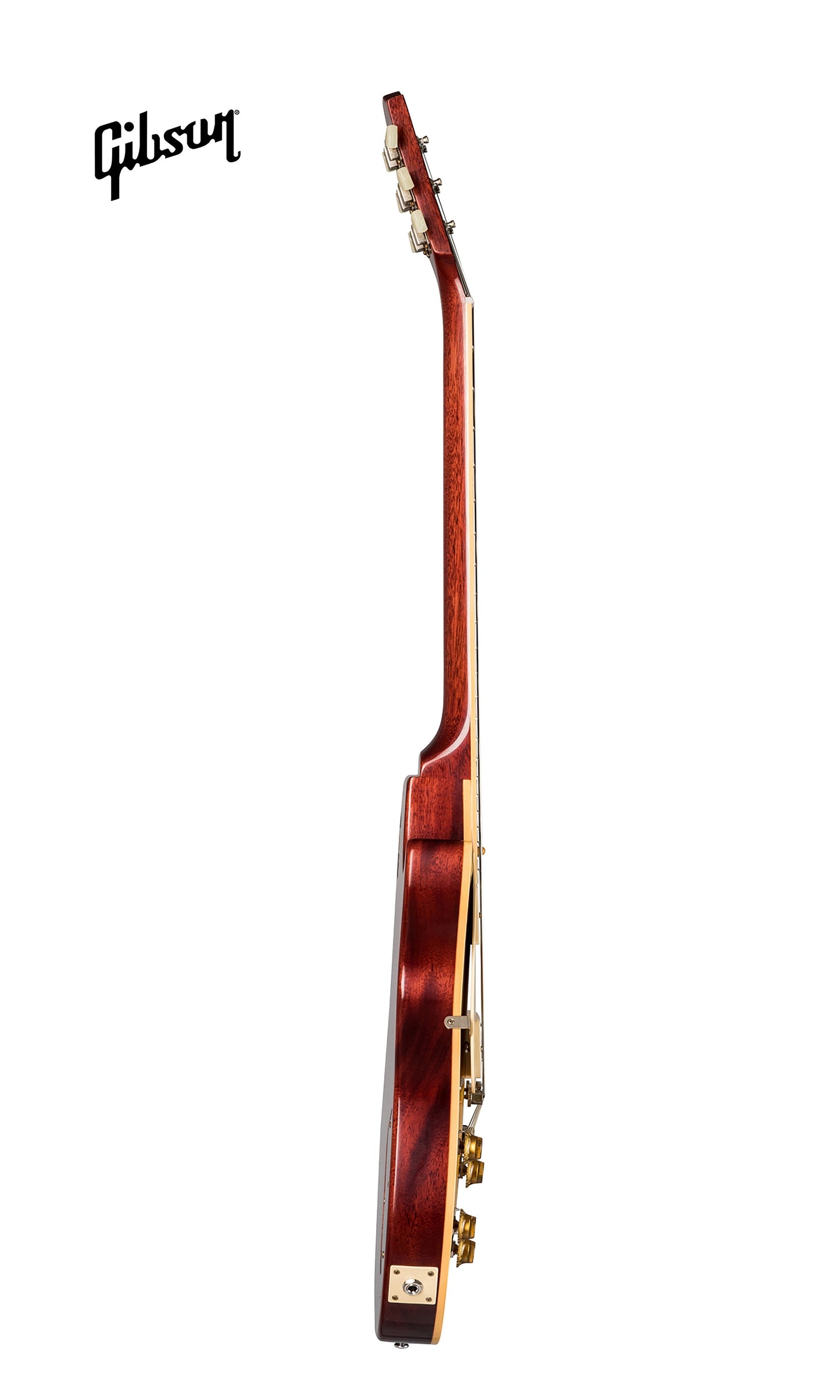 GIBSON 1958 LES PAUL STANDARD REISSUE VOS LEFT-HANDED ELECTRIC GUITAR - BOURBON BURST - Music Bliss Malaysia