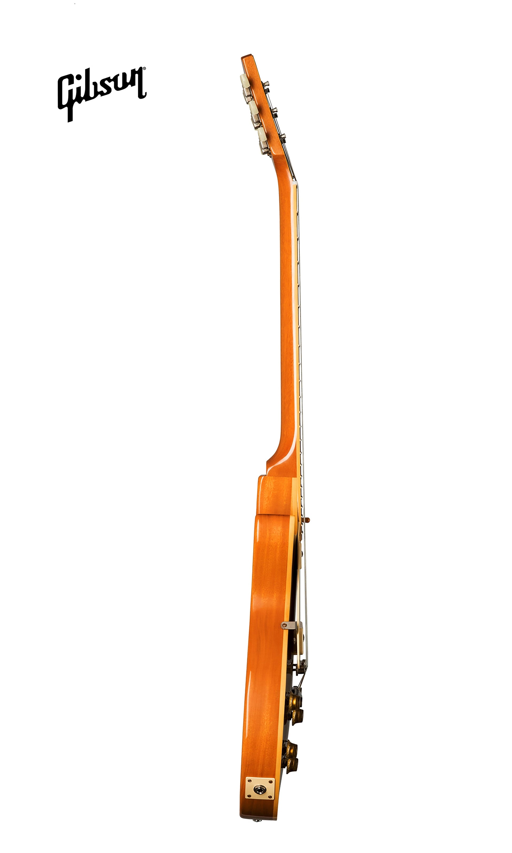 GIBSON 1956 LES PAUL GOLDTOP REISSUE VOS LEFT-HANDED ELECTRIC GUITAR - DOUBLE GOLD - Music Bliss Malaysia