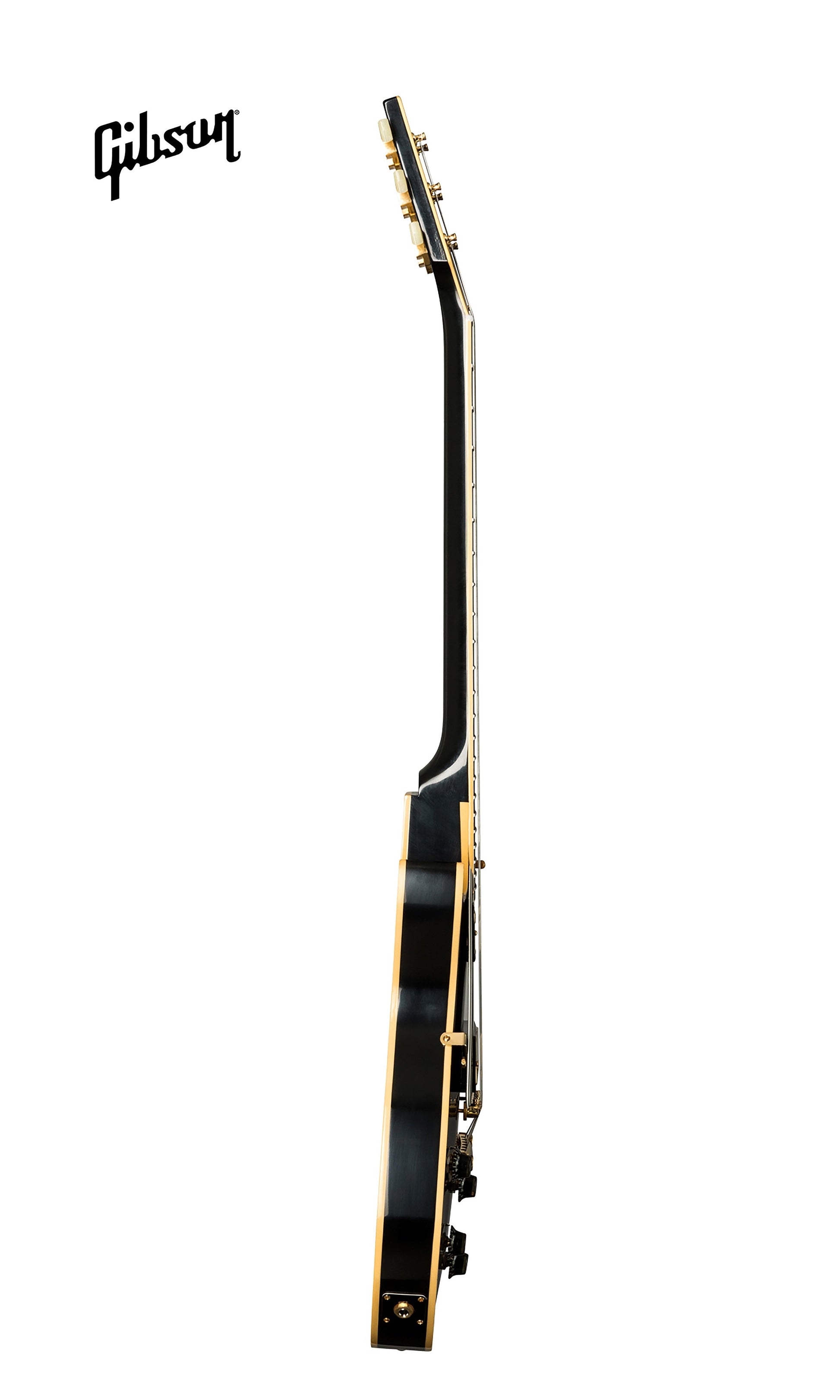 GIBSON 1957 LES PAUL CUSTOM REISSUE 2-PICKUP VOS LEFT-HANDED ELECTRIC GUITAR - EBONY - Music Bliss Malaysia