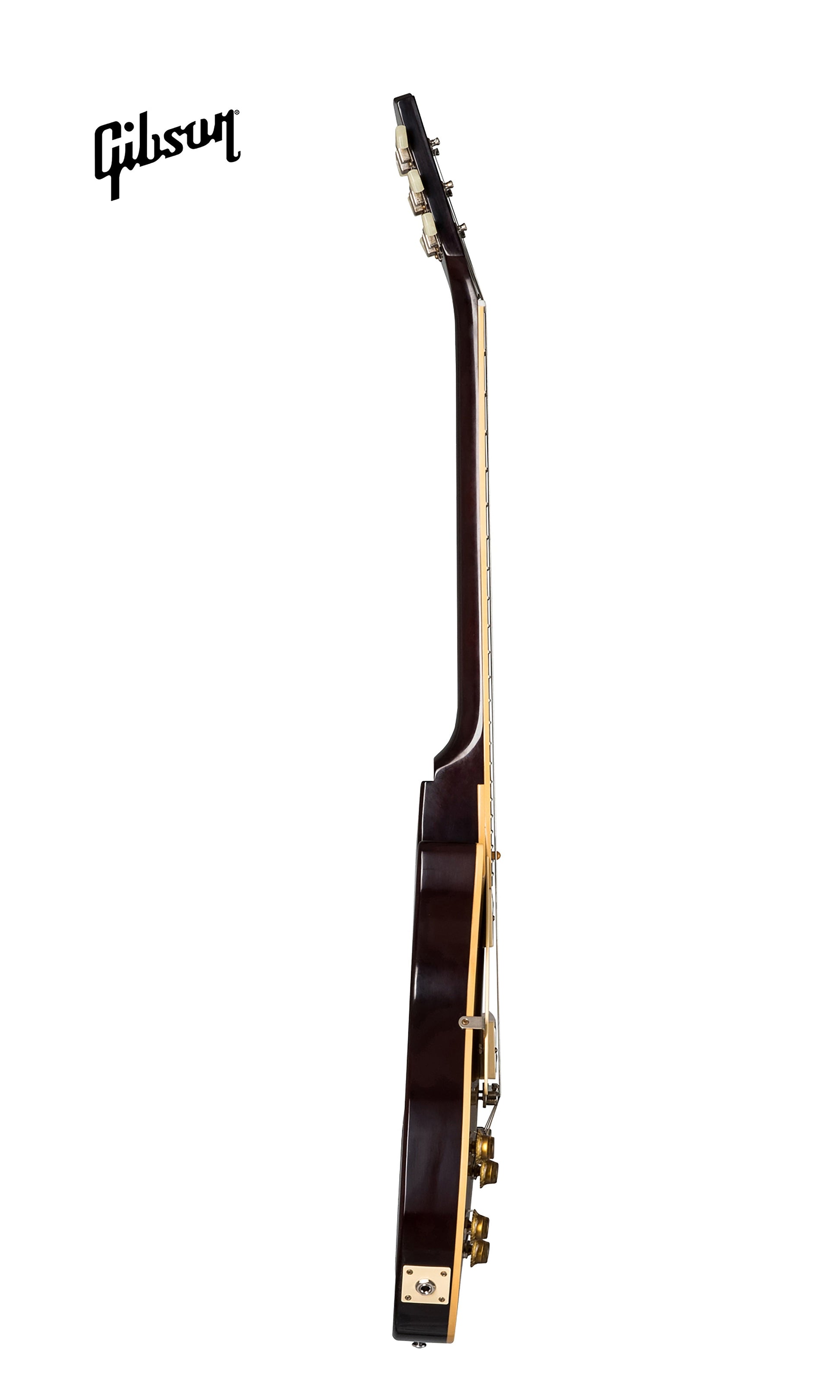 GIBSON 1957 LES PAUL GOLDTOP DARKBACK REISSUE VOS LEFT-HANDED ELECTRIC GUITAR - DOUBLE GOLD - Music Bliss Malaysia